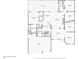 First floor floorplan with living spaces, bedrooms, and garage at 707 9Th Sw Ave, Ruskin, FL 33570