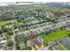 Aerial view showcasing this property's location close to Fred Howard Park and surrounding neighborhood at 751 Cajeput Loop, Tarpon Springs, FL 34689