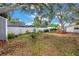 Enjoy the outdoors in this backyard featuring brick patio with a built-in cooking area at 9611 107Th N Ave, Largo, FL 33773