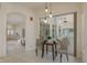 Dining area with natural light and view of outdoor patio at 987 Chickadee Dr, Venice, FL 34285