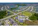 Aerial view of a Primary-planned community, showing homes, lakes, and amenities at 11612 Sunburst Marble Rd, Riverview, FL 33579