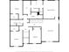 Detailed second-floor plan featuring bedrooms, bathrooms, walk-in closets, and a Gathering room at 11726 Sunburst Marble Rd, Riverview, FL 33579