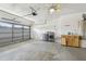 A spacious garage with washer, dryer, and ample room for parking and storage at 1175 San Carlos Ne Ave, St Petersburg, FL 33702