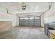 A spacious garage with washer, dryer, and ample room for parking and storage at 1175 San Carlos Ne Ave, St Petersburg, FL 33702