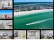 Stunning aerial view of the beach with emerald water and the city skyline in the background at 17920 Gulf Blvd # 1901, Redington Shores, FL 33708