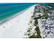 Expansive beach with pristine sand, palm trees, and Gulf coast views at 17920 Gulf Blvd # 1901, Redington Shores, FL 33708