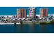 Aerial view of upscale beachfront condos with convenient covered parking and stunning ocean views at 17920 Gulf Blvd # 1901, Redington Shores, FL 33708
