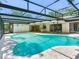 Screened-in pool with surrounding brick paver patio and access to the lanai, for seamless indoor-outdoor living at 2217 High Point Dr, Brandon, FL 33511