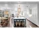 Spacious kitchen featuring a large island, modern appliances, and elegant cabinetry at 2403 W Sunset Dr, Tampa, FL 33629