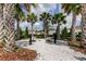 Relaxing hammock area framed by tall palm trees, offering a tranquil escape in a community setting at 2456 Arbor Wind Dr, Lutz, FL 33558