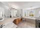 Bright bathroom with a garden tub, dual sinks, and ample counter space at 2611 San Luis Rd, Holiday, FL 34691