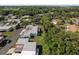 Tranquil aerial view featuring a neighborhood with single-story homes, tree-lined streets, and well-maintained landscaping at 4039 La Pasida Ln, New Port Richey, FL 34655