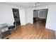 Room view towards the living room with ceiling fan and plenty of sunshine at 4851 W Gandy Blvd # B7L23, Tampa, FL 33611