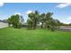 Expansive backyard with mature trees, offering a serene outdoor space at 6310 Gainsboro Ave, Spring Hill, FL 34609