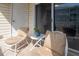 Balcony with seating and views; great space for relaxing outdoors at 6817 Stones Throw N Cir # 17203, St Petersburg, FL 33710