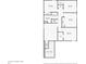 Second floor plan displaying the bedroom layout and bathroom placements at 71 Rose Bud Ln, Spring Hill, FL 34609