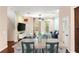 Inviting living area with neutral decor, ceiling fan, dining area and ample natural light at 918 Sombra Street, Tampa, FL 33619