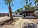 Backyard showcasing paver patio, small palm tree, partial fence, and screened in patio on house at 922 Alcazar S Way, St Petersburg, FL 33705