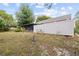 Fenced backyard offers privacy and space for outdoor enjoyment at 10900 Livingston Dr, New Port Richey, FL 34654