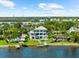 Beautiful waterfront home with a private dock providing easy access to the water and scenic views at 110 Carlyle Dr, Palm Harbor, FL 34683