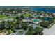 Scenic aerial view showcasing community amenities, pools, ponds, playgrounds, and more at 11728 Crest Creek Dr, Riverview, FL 33569