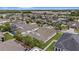 Beautiful aerial view of the homes in the neighborhood, showcasing the lush landscaping and community layout at 1767 Tonka Ter, Wesley Chapel, FL 33543