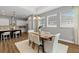 Charming dining area with bright, natural light and ample space, perfect for meals and entertaining at 1767 Tonka Ter, Wesley Chapel, FL 33543