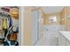 Bathroom with shower, tub, closet and neutral walls at 18148 Nassau Point Dr, Tampa, FL 33647