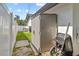 Side yard features a convenient storage shed and easy access to the backyard at 1960 Sever Dr, Clearwater, FL 33764