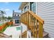 View from the second floor of the home to the backyard area that includes a swimming pool at 2101 3Rd N Ave, St Petersburg, FL 33713