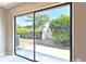 View of patio from inside the home's sliding glass doors at 2131 Ridge S Rd # 3, Largo, FL 33778
