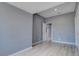 Cozy bedroom with sleek, gray walls and bright, white trim at 2627 17Th N Ave, St Petersburg, FL 33713