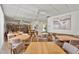Community library featuring bookshelves, tables, chairs, and art, creating a comfortable meeting space at 3229 40Th S Ln # C, St Petersburg, FL 33711