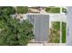 Bird's eye view of the roof and surrounding yard space, and neighborhood at 4812 El Capistrano Dr, Tampa, FL 33634
