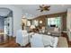 Open living area with natural light, seamless flow, and modern design at 5619 Essex Ct, Palm Harbor, FL 34685