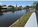 Lovely water view overlooking the canal, complete with boat docks and waterfront living at 5817 Liverpool Dr, Tampa, FL 33615