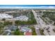 Aerial view of a residential area near shopping and retail businesses at 6350 18Th N Ave, St Petersburg, FL 33710