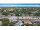 Panoramic aerial shot of the residential area featuring lush greenery and diverse housing options with clear blue skies at 6350 18Th N Ave, St Petersburg, FL 33710