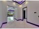 Contemporary hallway with marble flooring at 6532 Simone Shores Cir, Apollo Beach, FL 33572