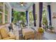 Relaxing sunroom features comfortable seating, tropical views, and serene decor, creating a perfect oasis at 702 34Th N Ave, St Petersburg, FL 33704