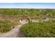A well-maintained playground with picnic spots surrounded by lush greenery and tall trees at 807 Illinois Ave, Palm Harbor, FL 34683