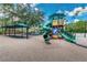 Vibrant community playground featuring a variety of colorful play structures and equipment for enjoyment at 10516 Gretna Green Dr, Tampa, FL 33626