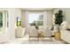 Inviting living room with modern decor, neutral color palette, and outdoor views at 11083 E 65Th Ter, Palmetto, FL 34221