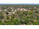 Wide aerial shot of a neighborhood showcasing lush greenery and trees surrounding the homes at 11912 Mcmullen Loop, Riverview, FL 33569