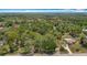 Distant aerial view of a charming home nestled among dense, mature trees and greenery at 11912 Mcmullen Loop, Riverview, FL 33569