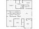 Upstairs floor plan displaying bedrooms, bathrooms, and closets with dimensions at 13903 Sage Thrasher Ln, Riverview, FL 33579
