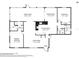 Detailed floor plan showcasing the layout of the home's living spaces and bedroom locations at 1521 Fireside St, Port Charlotte, FL 33952