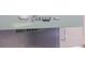 Close up on a retro style vent hood with chrome trim and control switches at 1579 Bayshore Blvd, Dunedin, FL 34698