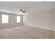 Large bedroom with carpet and natural light from two large windows at 16016 Persimmon Grove Dr, Lithia, FL 33547