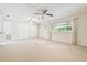 Bonus room featuring ample closet space and a backyard view at 2205 Henley Rd, Lutz, FL 33558
